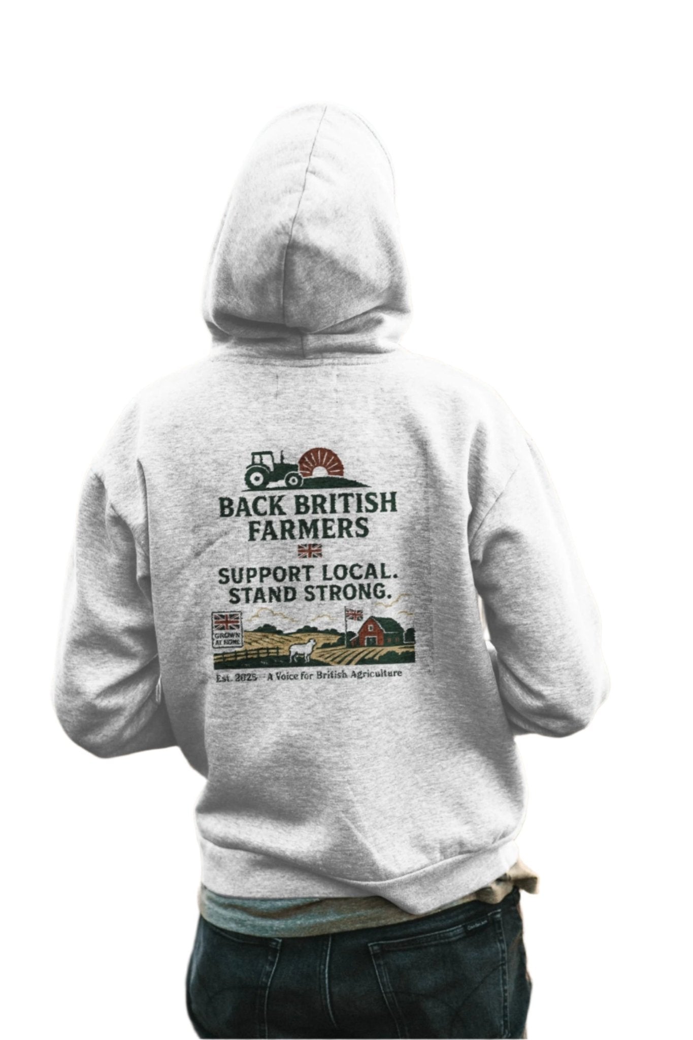 Back British Farmers Hoodie - Support Local, Stand Strong