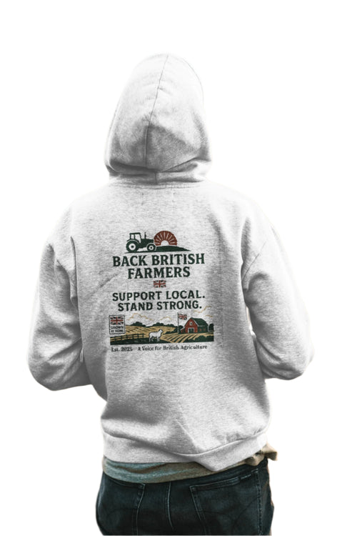 Back British Farmers Hoodie - Support Local, Stand Strong
