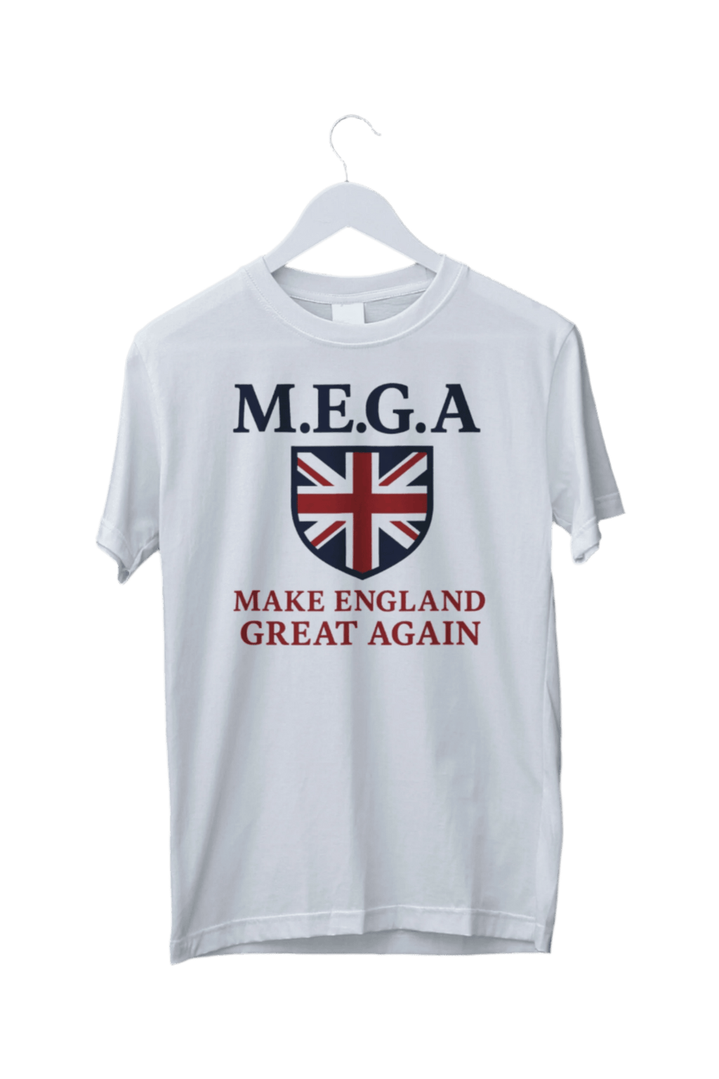 Mega T-Shirt Design 1 - Union jack shield - make england great again 
