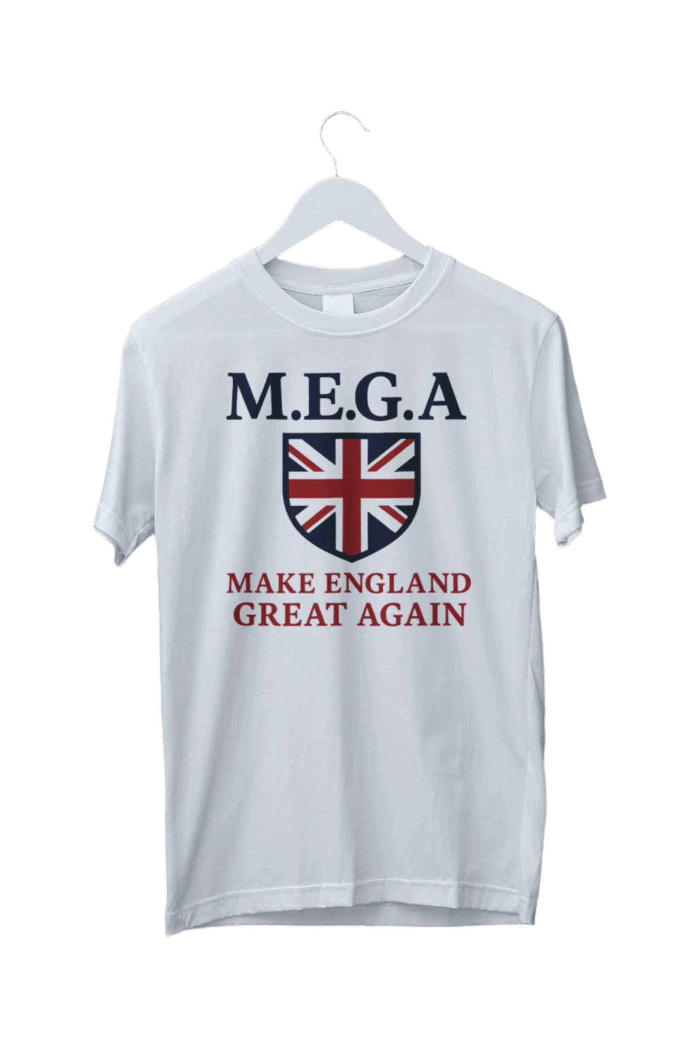 Mega T-Shirt Design 1 - Union jack shield - make england great again 