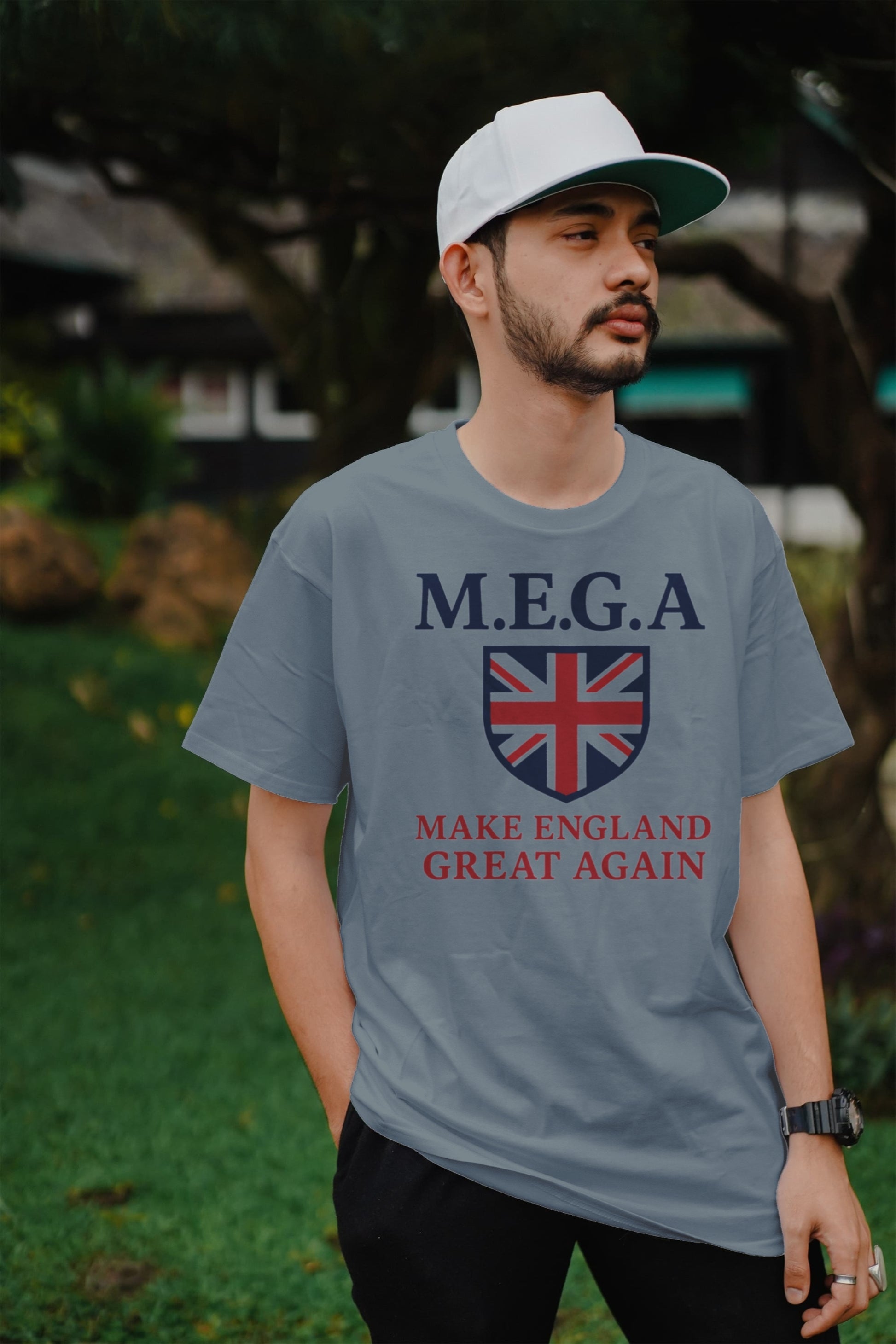 M.E.G.A T- shirt design 1 grey  