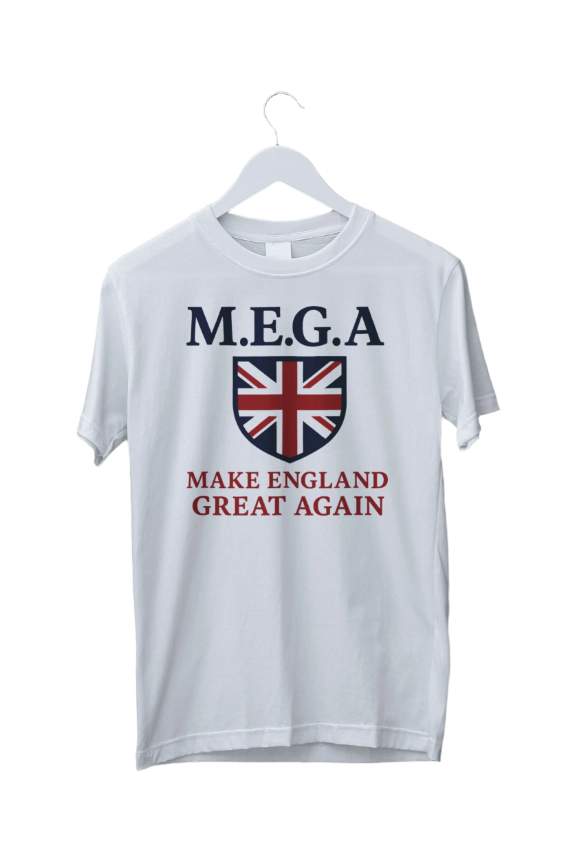 Mega T-Shirt Design 1 - Union jack shield - make england great again 